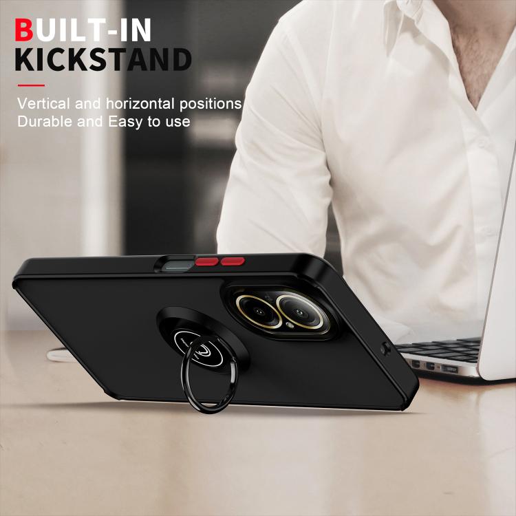 Coque Pour Realme C67 4G - Housse Etui Rigide Anti Choc Film Ecran Bleu Fonce Htdmobiles