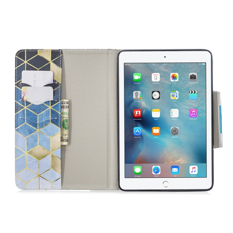 For iPad Mini (2019) Painted Pattern Horizontal Flip Leather Case with Holder & Card Slots & Wallet(Diamond) For iPad Mini (2019) Painted Pattern Horizontal Flip Leather Case with Holder & Card Slots & Wallet(Diamond)