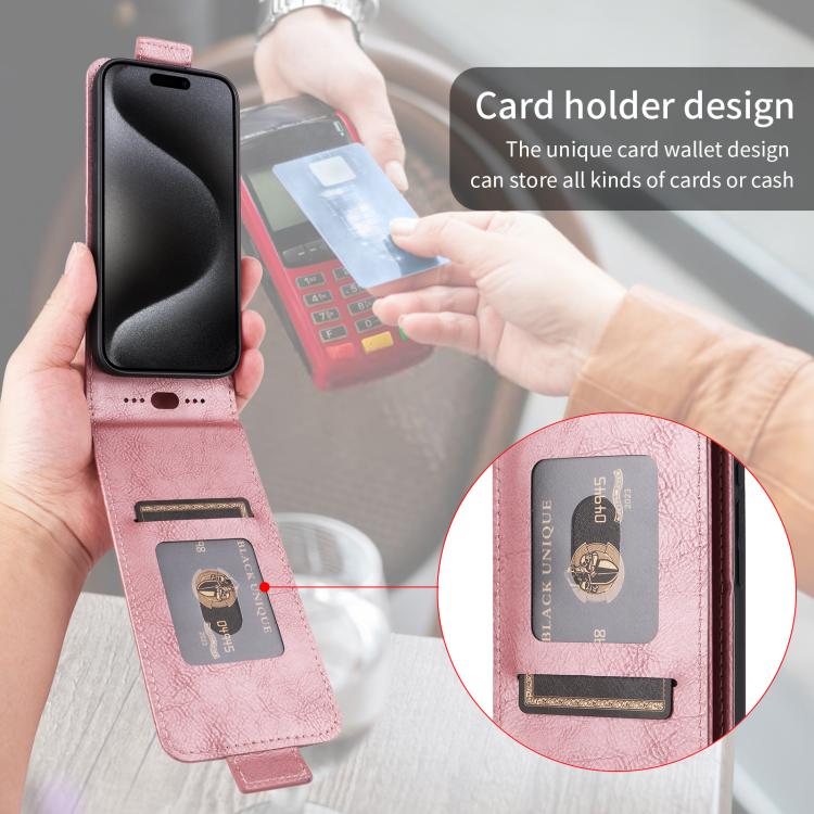 Custodia Flip in Pelle PU con Finestra Visibile e Chiusura Magnetica Invisibile Compatibile con iphone 13 Pro Max 6.7, Protezione Totale (Rosso rosa