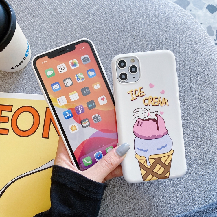 For iPhone 11 Cartoon Pattern Protective Case(Rabbit) For iPhone 11 Cartoon Pattern Protective Case(Rabbit)