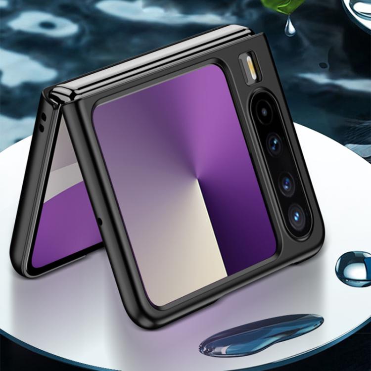 For Huawei Pura X GKK Ultra-thin Full Cover Magnetic Phone Case with Rotating Bracket(Black) - 5