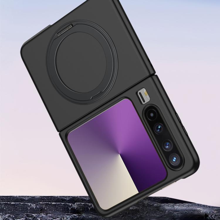 For Huawei Pura X GKK Ultra-thin Full Cover Magnetic Phone Case with Rotating Bracket(Black) - 6