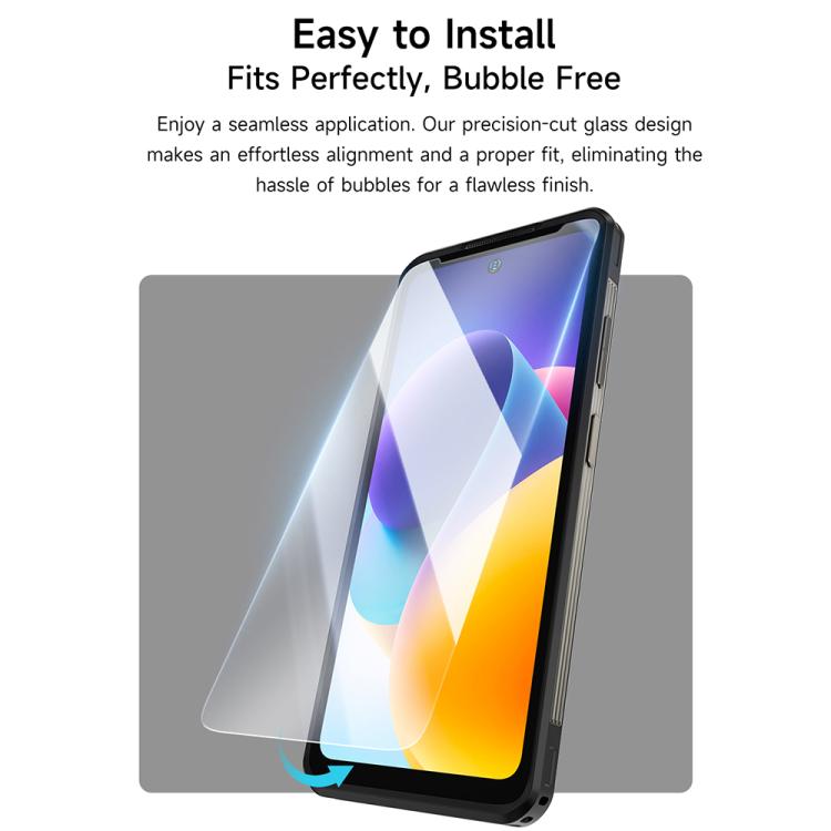 For Ulefone Armor 30 / 30 Pro 2pcs / Pack Ulefone 9H HD Anti Fingerprint Tempered Glass Screen Protector