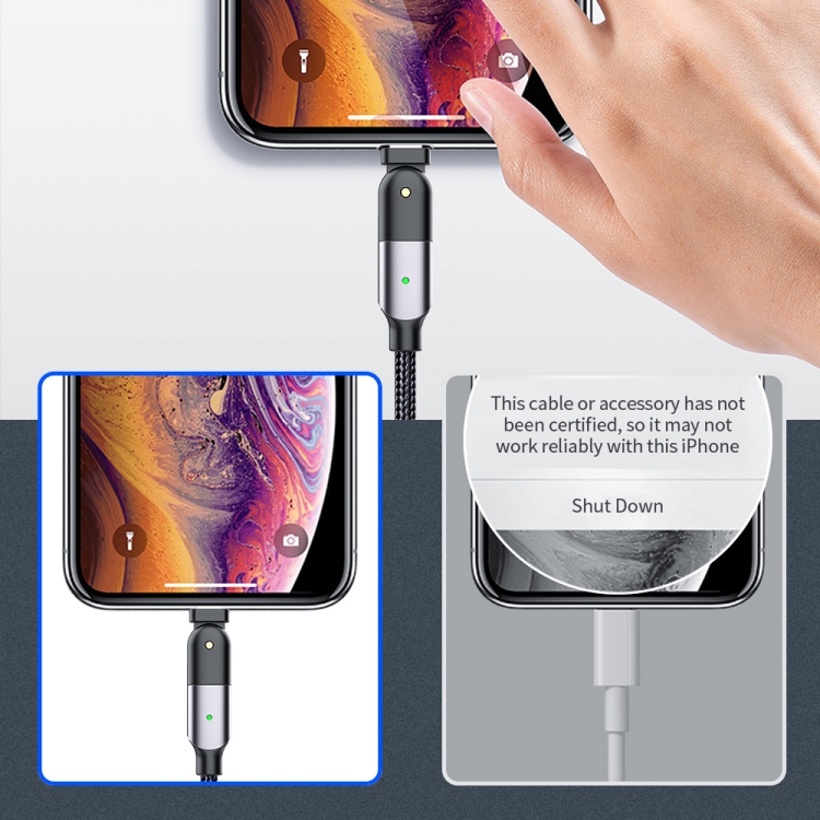 FXCL-WY09 2.4A USB to 8 Pin 180 Degree Rotating Elbow Charging Cable, Length:1.2m(Red) FXCL-WY09 2.4A USB to 8 Pin 180 Degree Rotating Elbow Charging Cable, Length:1.2m(Red)