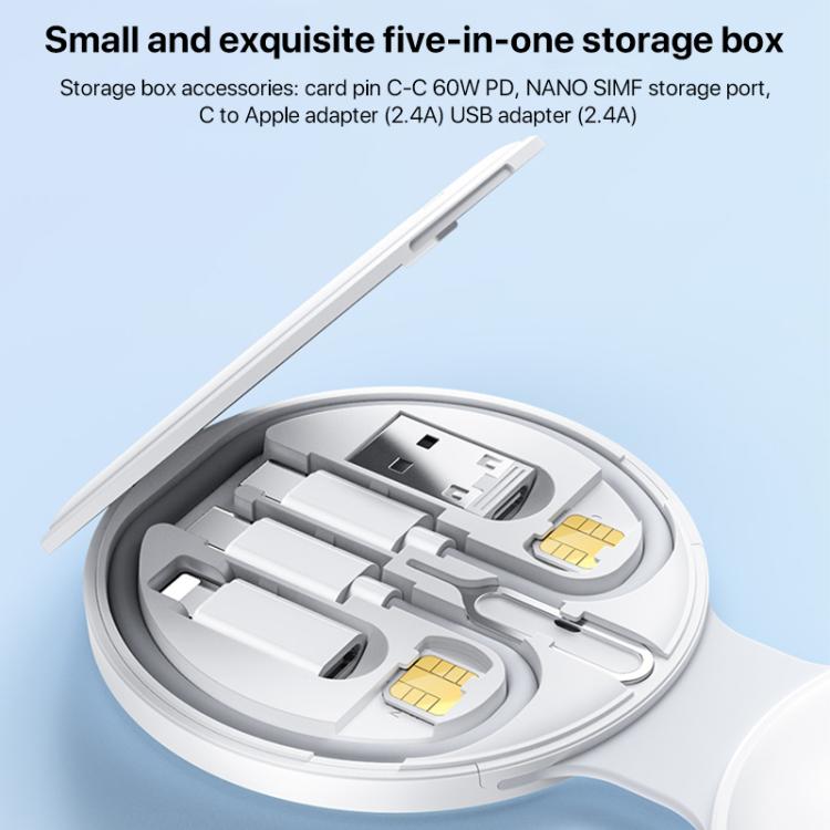 Yesido DS29 5 in 1 Foldable Wireless Charger for Phone / Watch / Earphone(White) - 9