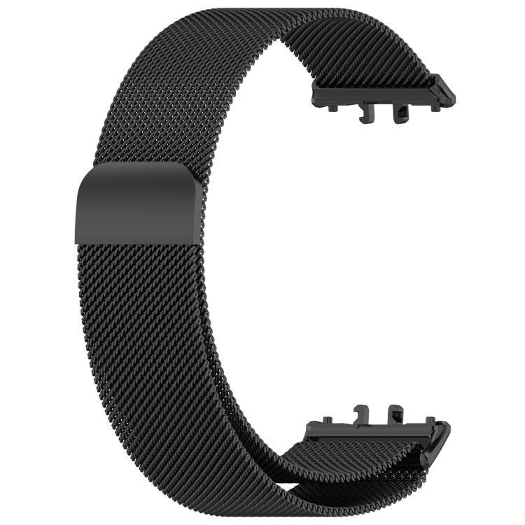 For Samsung Galaxy Fit 3 xDfind Milan Magnetic Stainless Steel Watch Band(Black)