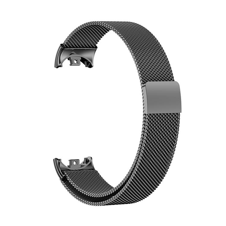 For Xiaomi Smart Band 10/10 NFC/9/9 NFC/8/8 NFC xDfind Milan Magnetic Stainless Steel Watch Band(Black)