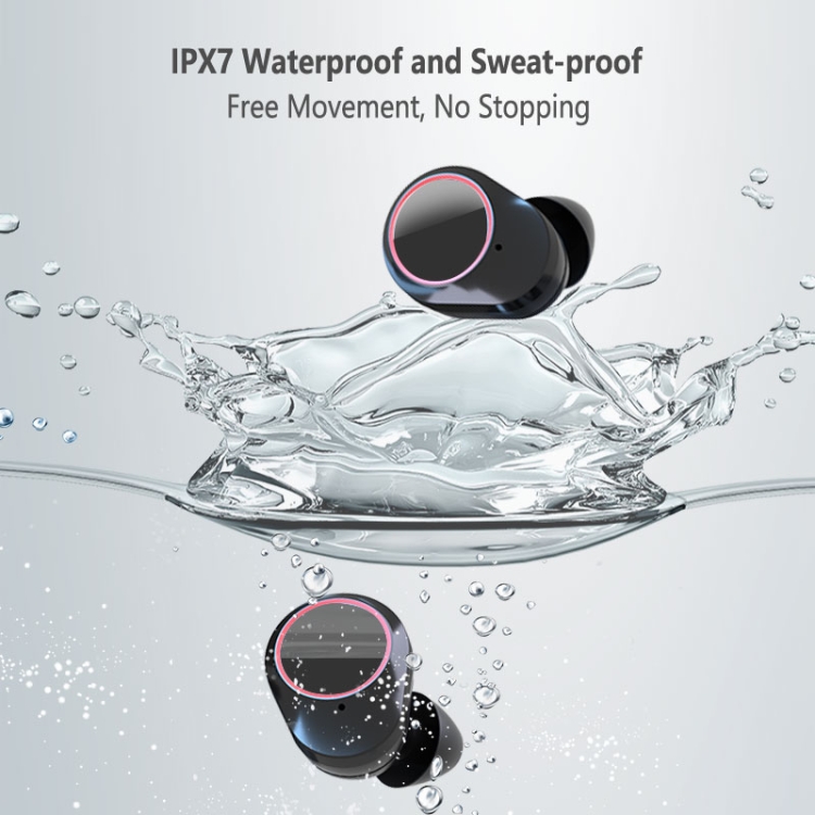 HAMTOD G02 Pro Bluetooth 5.1 Waterproof TWS Bluetooth Earphone with Charging Box HAMTOD G02 Pro Bluetooth 5.1 Waterproof TWS Bluetooth Earphone with Charging Box