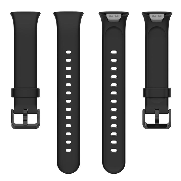 For Xiaomi Mi Band 7 Pro xDfind Solid Color Silicone Watch Band(Black)