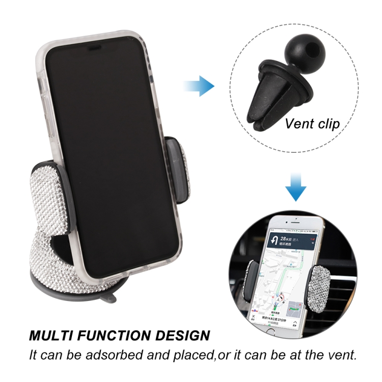 Diamond Car Phone Holder Bracket Diamond Car Phone Holder Bracket