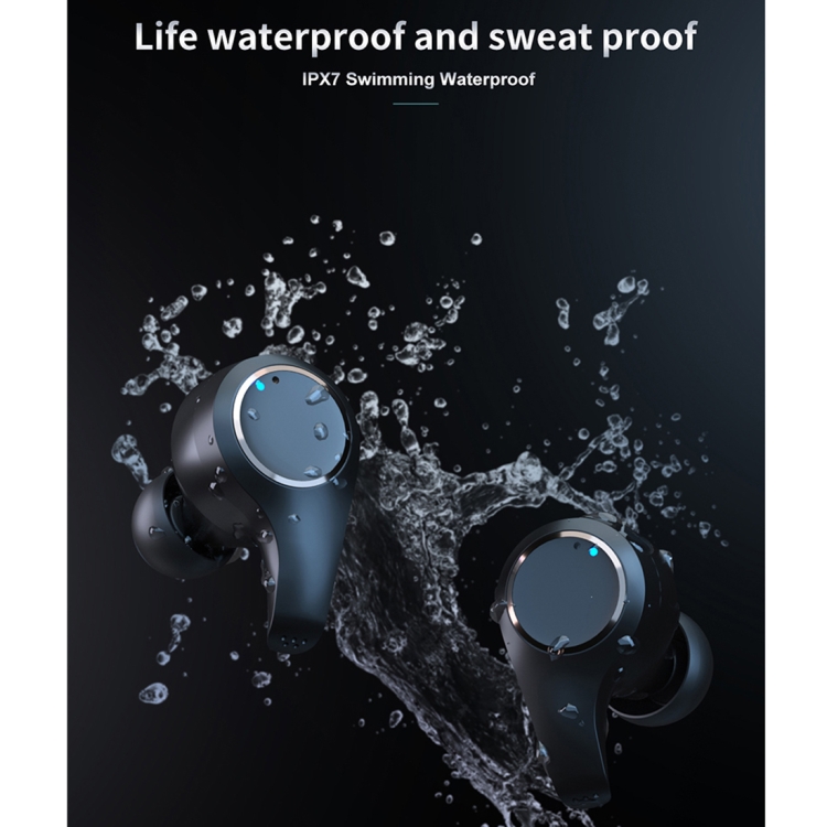HAMTOD G08 Bluetooth 5.0 Waterproof TWS Active Noise Cancelling Wireless Bluetooth Earphone with Charging Box(Black) HAMTOD G08 Bluetooth 5.0 Waterproof TWS Active Noise Cancelling Wireless Bluetooth Earphone with Charging Box(Black)