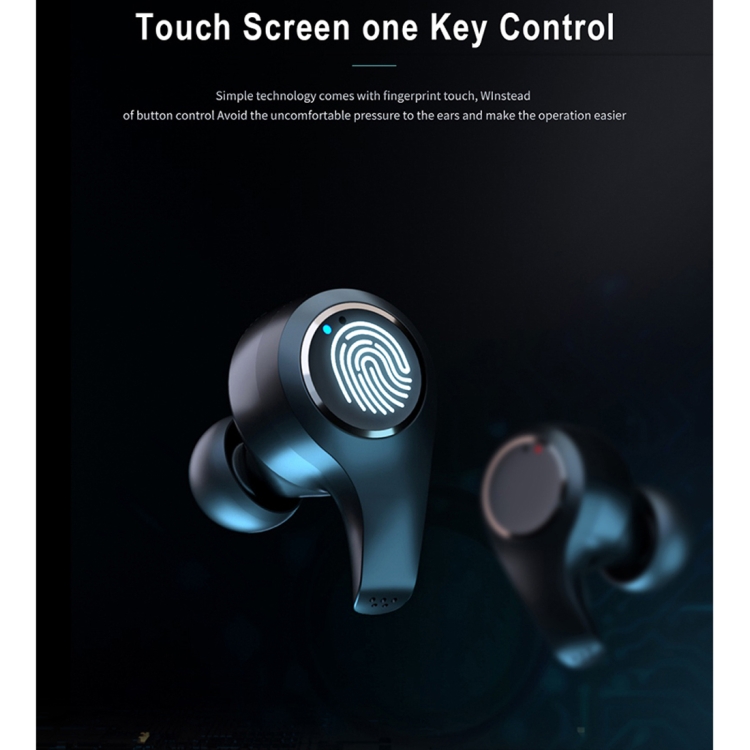 HAMTOD G08 Bluetooth 5.0 Waterproof TWS Active Noise Cancelling Wireless Bluetooth Earphone with Charging Box(Black) HAMTOD G08 Bluetooth 5.0 Waterproof TWS Active Noise Cancelling Wireless Bluetooth Earphone with Charging Box(Black)