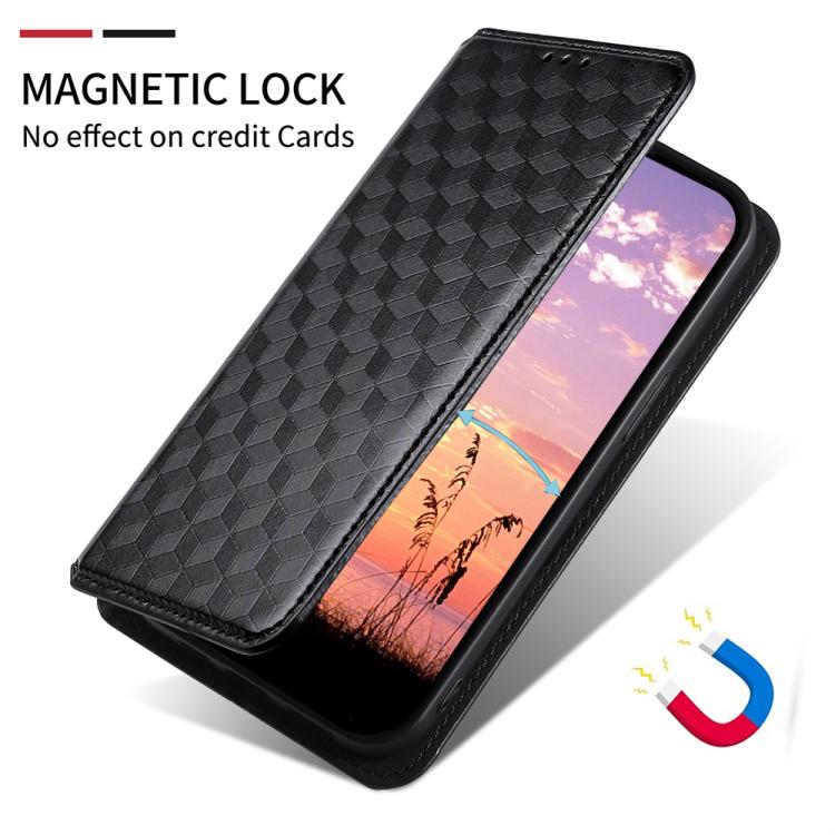 Custodia Portafoglio Per ZTE Blade V70 Max – Flip Cover In Pelle Nera – Betterfon