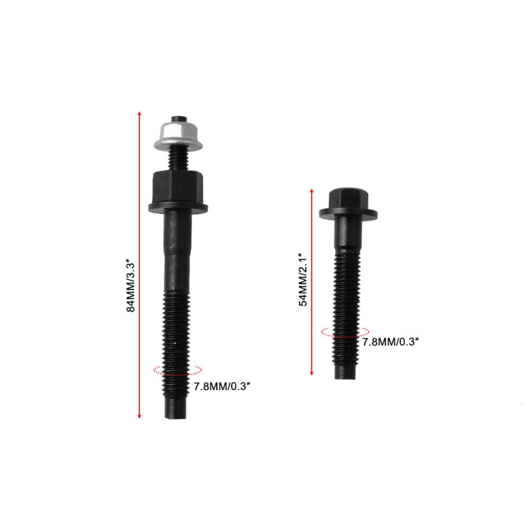 NewYall Kit De Tuercas De Perno De Colector De Escape De 4.7L Para