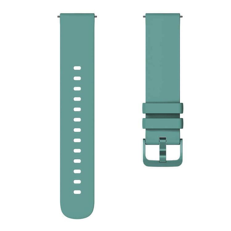 18mm xDfind Flat Pure Color Silicone Watch Band(Cactus)