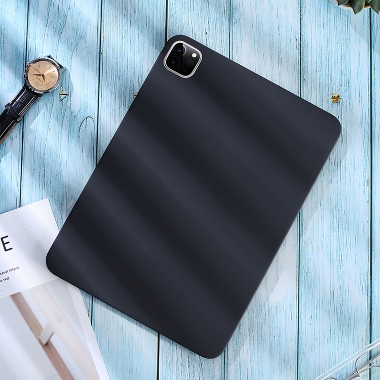 For iPad Pro 12.9 (2020) Liquid Silicone Shockproof Full Coverage Tablet Case(Grey)