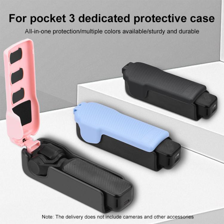 BRDRC Twill-Textured ABS Protective Case For DJI OSMO Pocket 3(Black) - B1