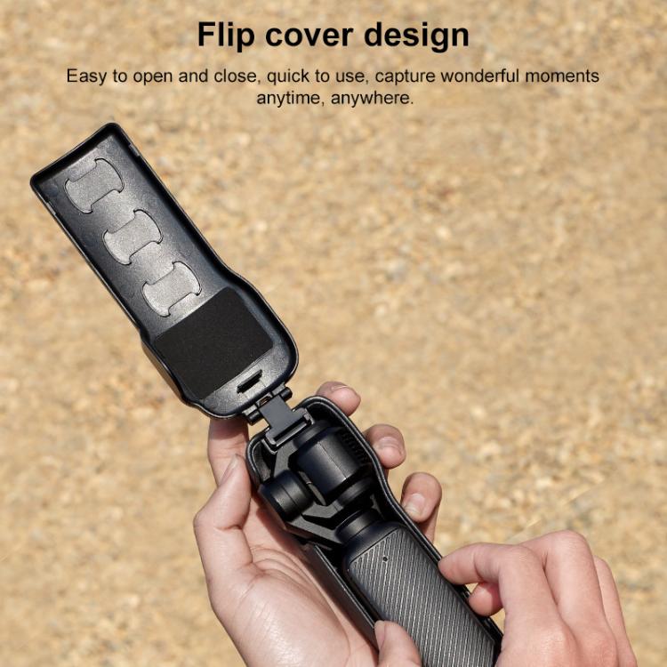 BRDRC Twill-Textured ABS Protective Case For DJI OSMO Pocket 3(Black) - B3