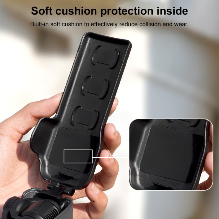 BRDRC Twill-Textured ABS Protective Case For DJI OSMO Pocket 3(Black) - B6