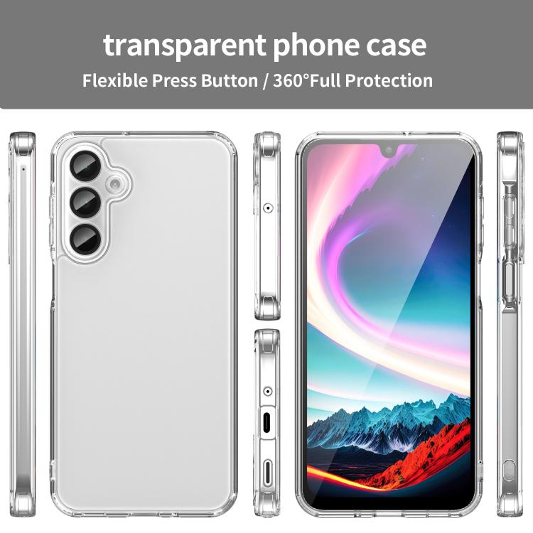 Coque 360 Transparente Antichoc Pour Samsung Galaxy A16 - TPU Souple - Protection Intégrale Avant/arrière