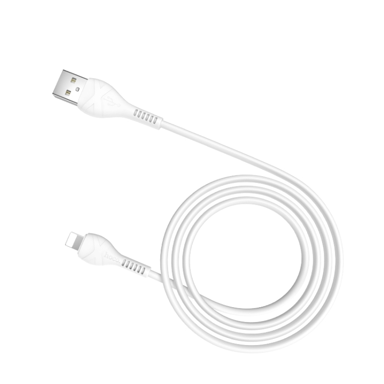 hoco X37 USB to 8 Pin Cool Power Charging Data Cable, Cable Length: 1m(White) hoco X37 USB to 8 Pin Cool Power Charging Data Cable, Cable Length: 1m(White)