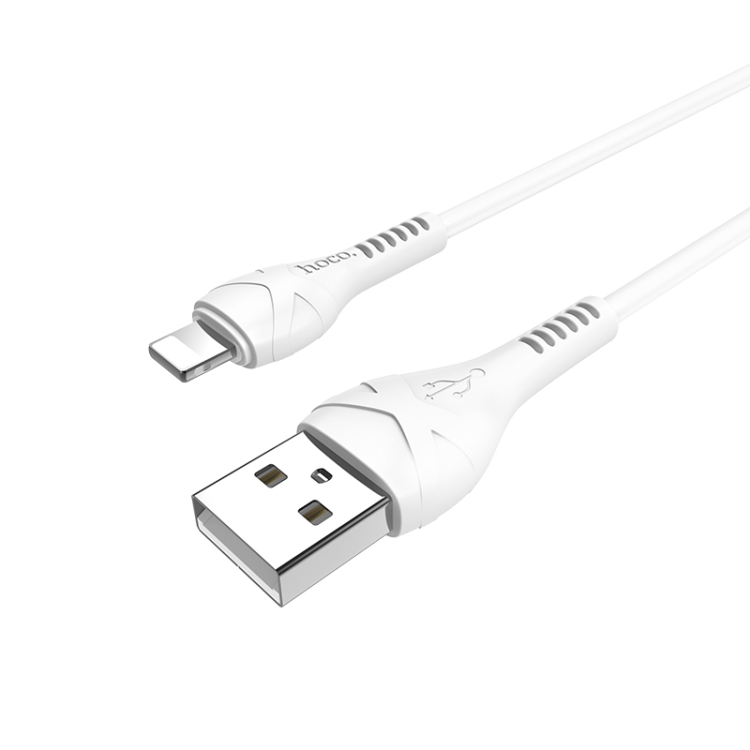 hoco X37 USB to 8 Pin Cool Power Charging Data Cable, Cable Length: 1m(White) hoco X37 USB to 8 Pin Cool Power Charging Data Cable, Cable Length: 1m(White)