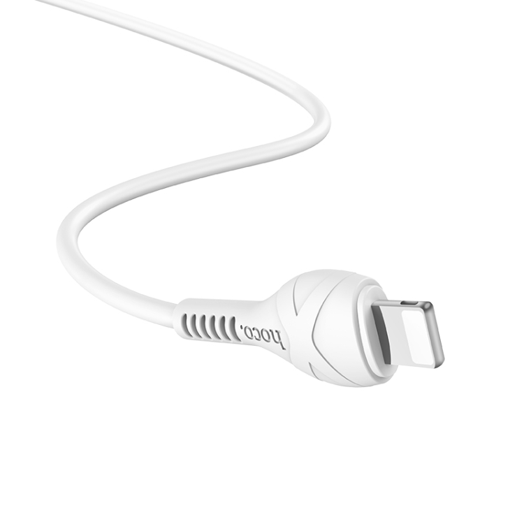 hoco X37 USB to 8 Pin Cool Power Charging Data Cable, Cable Length: 1m(White) hoco X37 USB to 8 Pin Cool Power Charging Data Cable, Cable Length: 1m(White)