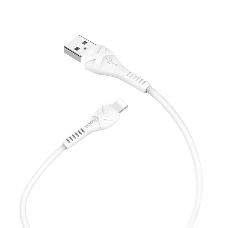 hoco X37 USB to 8 Pin Cool Power Charging Data Cable, Cable Length: 1m(White) hoco X37 USB to 8 Pin Cool Power Charging Data Cable, Cable Length: 1m(White)