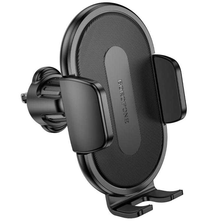 Borofone Car holder BH133 - black 1 Borofone BH133 Rio Air Outlet Push-type Car Holder(Black) - 1