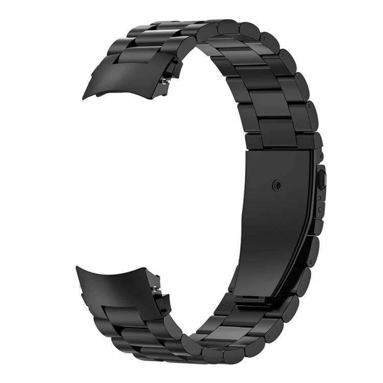 For OPPO Watch X2 / X xDfind Three Beads Quick Release Metal Watch Band(Black)