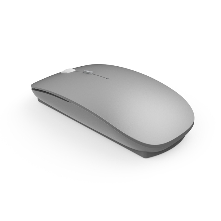 WIWU Wimic Lite WM102 2.4G Simple Office Home Recargable Mute Wireless Mouse (Plata) - 2