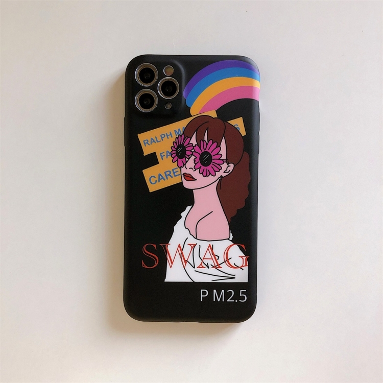 For iPhone 11 Pro Max Character Series Liquid Painted Pattern Skin Feel TPU Shockproof Protective Case(Rainbow Close Friend) For iPhone 11 Pro Max Character Series Liquid Painted Pattern Skin Feel TPU Shockproof Protective Case(Rainbow Close Friend)