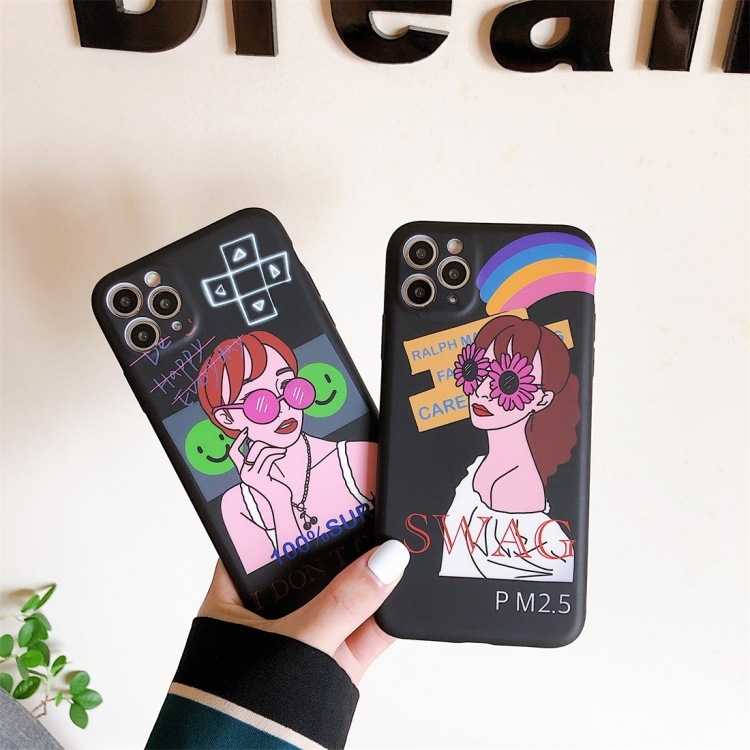 For iPhone 11 Pro Max Character Series Liquid Painted Pattern Skin Feel TPU Shockproof Protective Case(Rainbow Close Friend) For iPhone 11 Pro Max Character Series Liquid Painted Pattern Skin Feel TPU Shockproof Protective Case(Rainbow Close Friend)