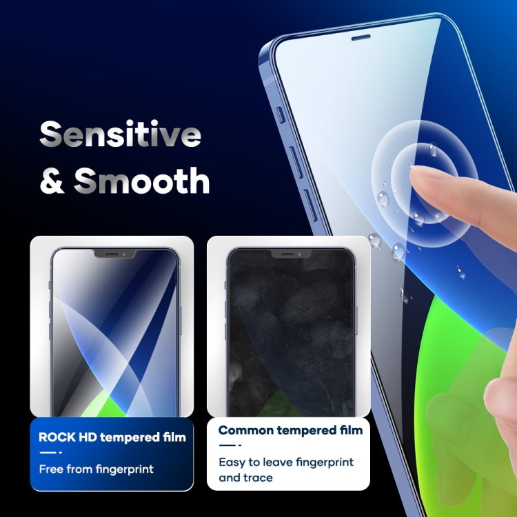 For iPhone 12 / 12 Pro ROCK 2pcs 2.5D HD Tempered Glass Film For iPhone 12 / 12 Pro ROCK 2pcs 2.5D HD Tempered Glass Film