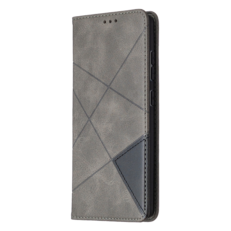 For Samsung Galaxy S20 FE 5G / S20 Lite Rhombus Texture Horizontal Flip Magnetic Leather Case with Holder & Card Slots(Grey) For Samsung Galaxy S20 FE 5G / S20 Lite Rhombus Texture Horizontal Flip Magnetic Leather Case with Holder & Card Slots(Grey)