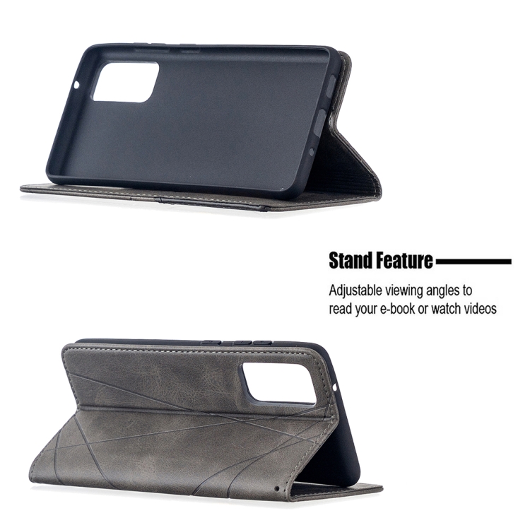 For Samsung Galaxy S20 FE 5G / S20 Lite Rhombus Texture Horizontal Flip Magnetic Leather Case with Holder & Card Slots(Grey) For Samsung Galaxy S20 FE 5G / S20 Lite Rhombus Texture Horizontal Flip Magnetic Leather Case with Holder & Card Slots(Grey)