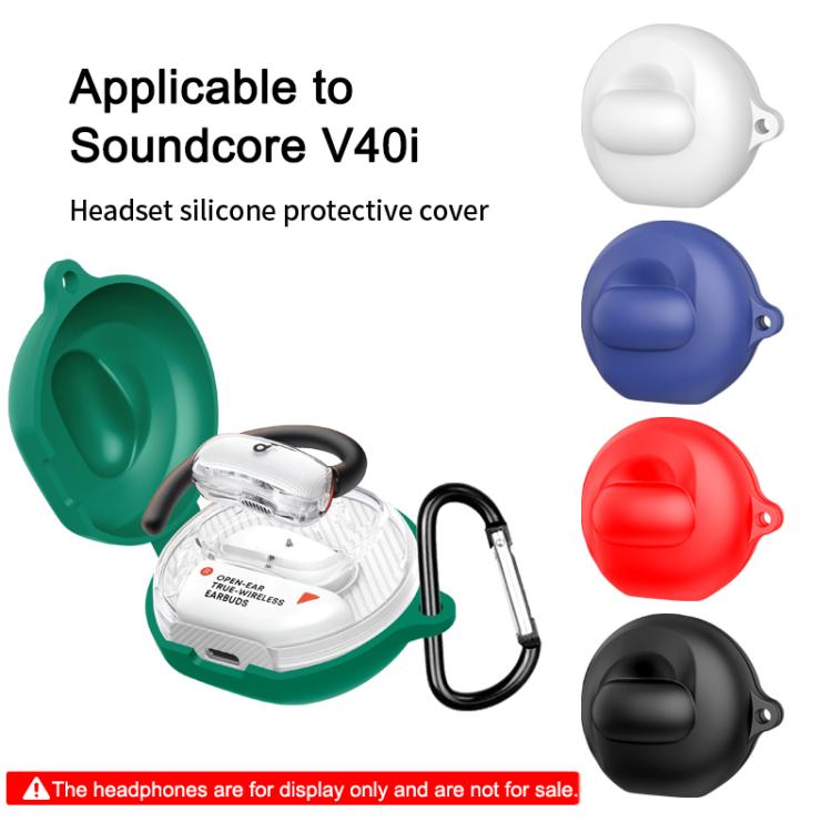 Étui De Protection Pour écouteurs Soundcore V40i - Coque Silicone Souple - Résistante Aux Chocs Et à L'eau - Avec Accessoires