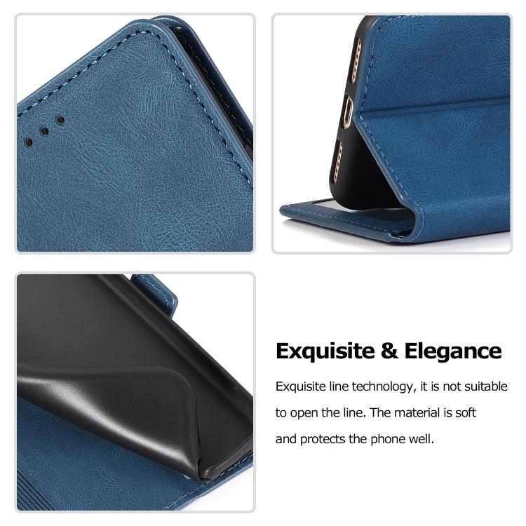 For iPhone SE 2022 / SE 2020 / 8 / 7 Retro Magnetic Closing Clasp Horizontal Flip Leather Case with Holder & Card Slots & Photo Frame & Wallet(Navy Blue) For iPhone SE 2022 / SE 2020 / 8 / 7 Retro Magnetic Closing Clasp Horizontal Flip Leather Case with Holder & Card Slots & Photo Frame & Wallet(Navy Blue)