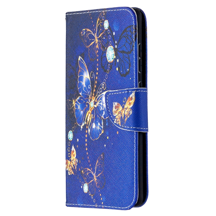 For Samsung Galaxy S20 FE 5G / S20 Lite Colored Drawing Pattern Horizontal Flip Leather Case with Holder & Card Slots & Wallet(Purple Butterfly) For Samsung Galaxy S20 FE 5G / S20 Lite Colored Drawing Pattern Horizontal Flip Leather Case with Holder & Card Slots & Wallet(Purple Butterfly)