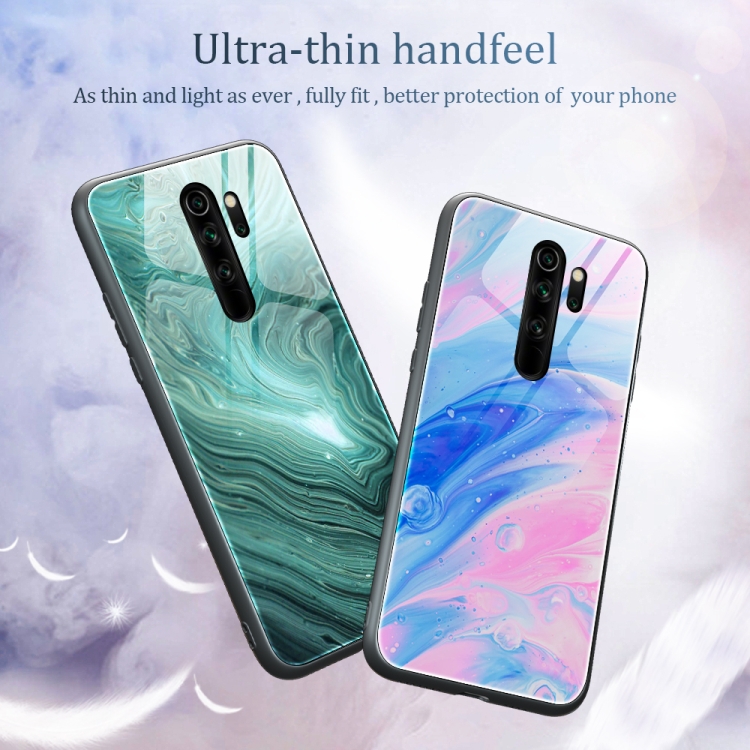 For Xiaomi Redmi Note Pro Marble Pattern Glass Protective Case(DL01)