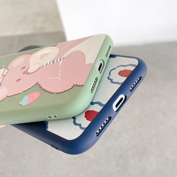 For iPhone 11 Pro Max Cartoon Pattern TPU Protective Case(Bear) For iPhone 11 Pro Max Cartoon Pattern TPU Protective Case(Bear)