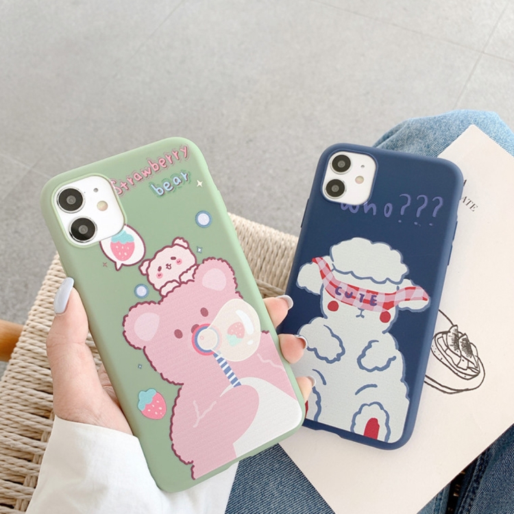 For iPhone 11 Pro Max Cartoon Pattern TPU Protective Case(Bear) For iPhone 11 Pro Max Cartoon Pattern TPU Protective Case(Bear)