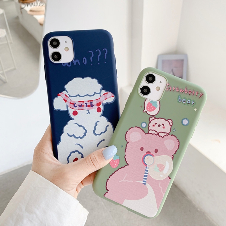 For iPhone 11 Pro Max Cartoon Pattern TPU Protective Case(Bear) For iPhone 11 Pro Max Cartoon Pattern TPU Protective Case(Bear)