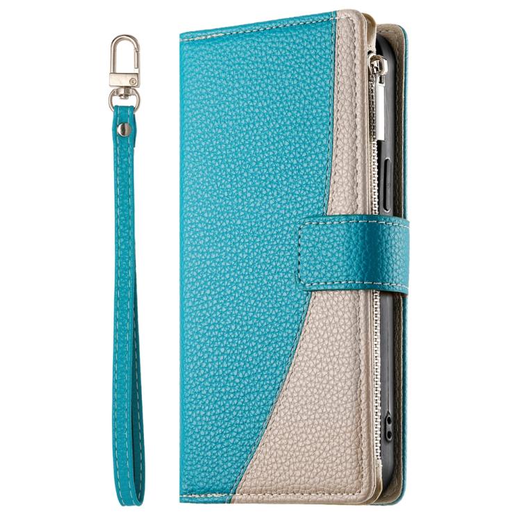 Custodia Libro Con Portafoglio E Vetro Temperato Per Realme 12X 5G / C65 5G, Nera, Magnetica