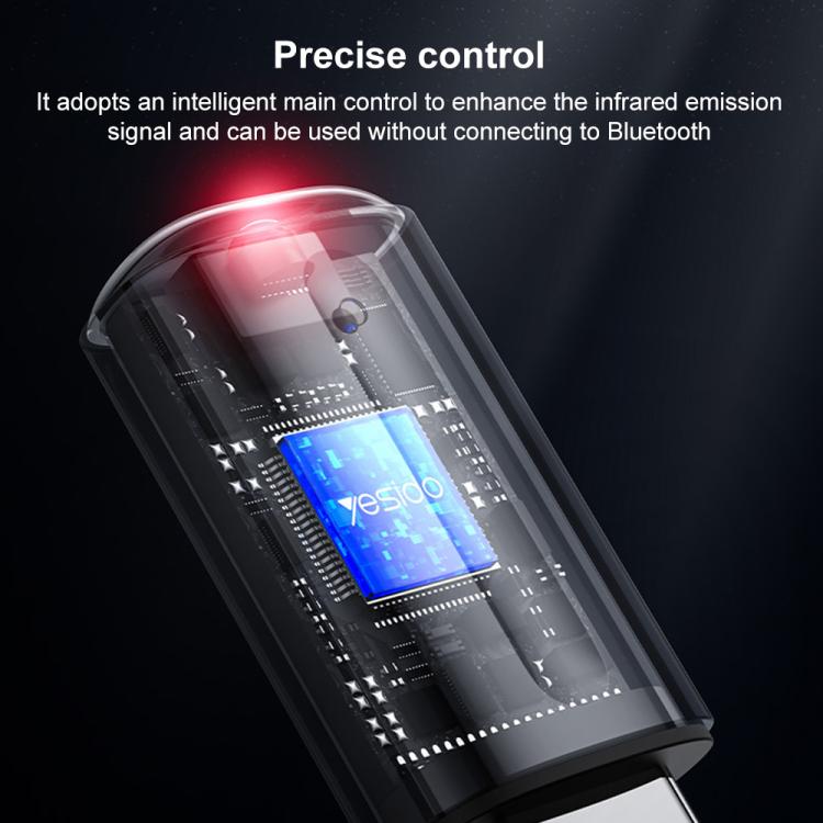 Yesido EC26C Type-C Mobile Phone Smart Remote Control Infrared Transmitter(Black) - 6