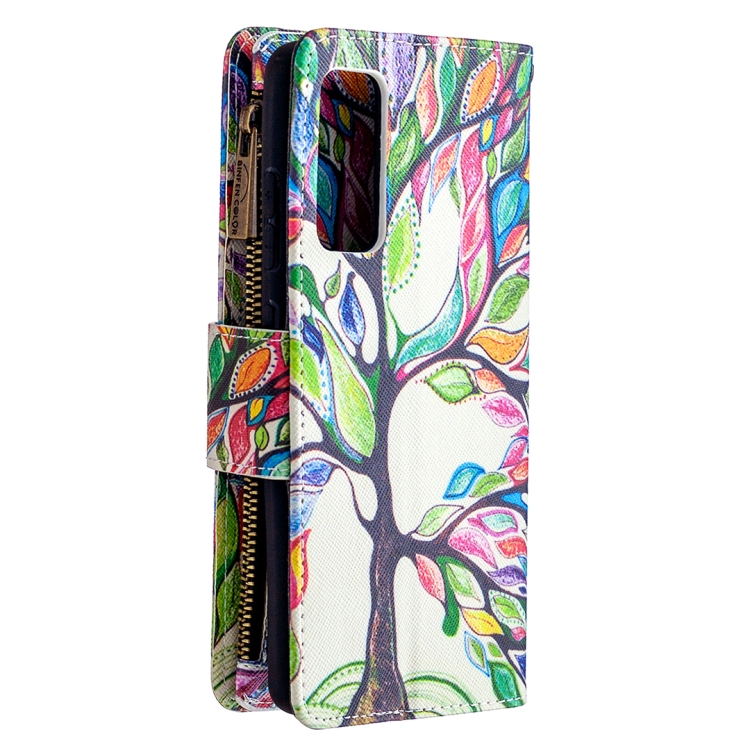 For Samsung Galaxy S20 FE 5G / S20 Lite Colored Drawing Pattern Zipper Horizontal Flip Leather Case with Holder & Card Slots & Wallet(Tree) For Samsung Galaxy S20 FE 5G / S20 Lite Colored Drawing Pattern Zipper Horizontal Flip Leather Case with Holder & Card Slots & Wallet(Tree)