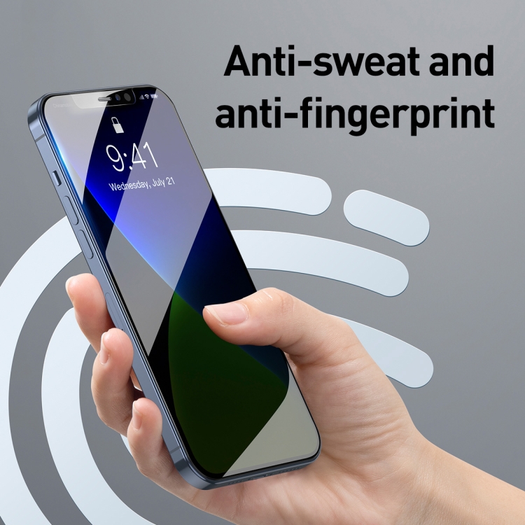 For iPhone 12 mini 2pcs Baseus 0.3mm Full-glass Anti-peeping Tempered Glass Film For iPhone 12 mini 2pcs Baseus 0.3mm Full-glass Anti-peeping Tempered Glass Film