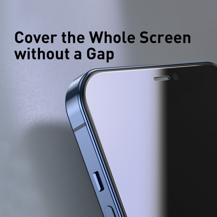 For iPhone 12 mini 2pcs Baseus 0.3mm Full-glass Anti-blue Light Tempered Film For iPhone 12 mini 2pcs Baseus 0.3mm Full-glass Anti-blue Light Tempered Film