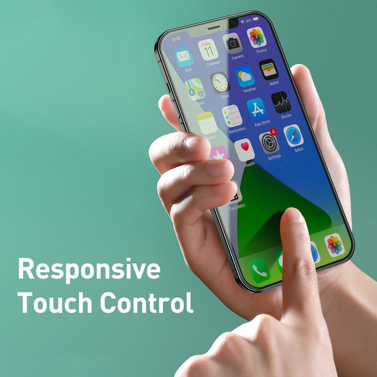 For iPhone 12 Pro Max 2pcs Baseus 0.3mm Eye Protection Full Coverage Tempered Glass Film (Green Light) For iPhone 12 Pro Max 2pcs Baseus 0.3mm Eye Protection Full Coverage Tempered Glass Film (Green Light)