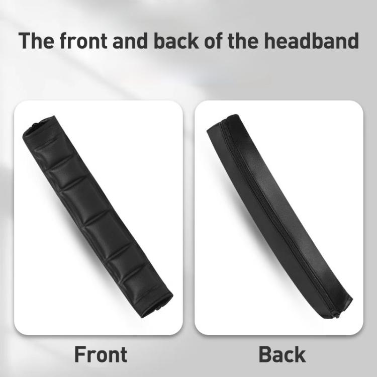 Yizhet Almohadilla Auriculares Compatible Con Sony MDR-1A MDR-1ADAC MDR-1ABT Cascos Almohadillas De Repuestoen En Espuma Viscoelástica & Pell PU (1 Par, Negro